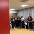 Descuberta a placa da aula Ricardo Rodicio na Escola municipal de Música Samoeiro