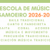 Abre o prazo de matrícula no curso 2026-27 da Escola de Música Samoeiro